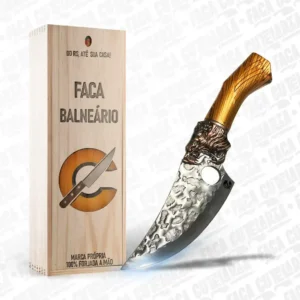 Faca Balneário - Cutelaria Forjada Á Mão + Garantia