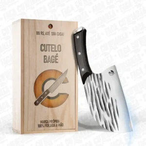Cutelo Artesanal Bagé - Cutelaria Forjada À Mão + Garantia