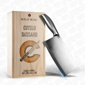 Cutelo Artesanal Bassano – Cutelaria Forjada À Mão + Garantia