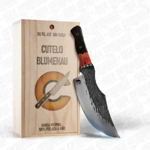 Cutelo Artesanal Blumenau – Cutelaria Forjada À Mão + Garantia